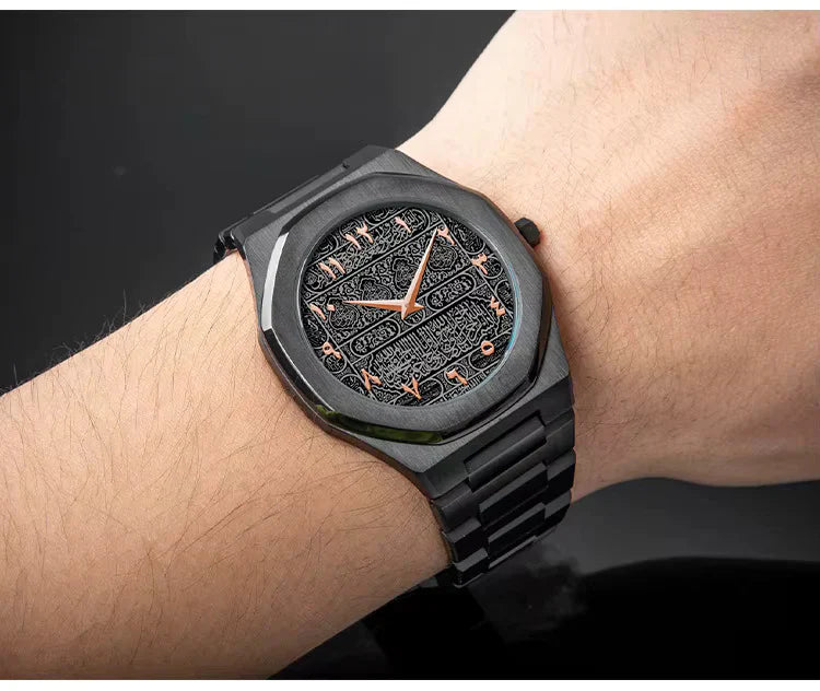 Hot Selling Stainless Steel Japanese Quartz Men Arabic Number Watch