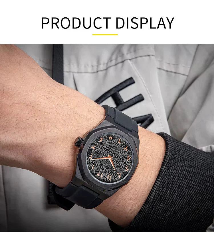 Hot Selling Stainless Steel Japanese Quartz Men Arabic Number Watch