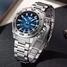 Yelang V1035 44mm men’s dive watch, kinetic, 100m waterproof, luminous, sapphire.