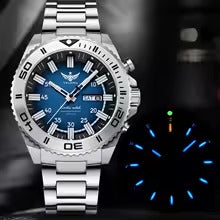 Yelang V1035 44mm men’s dive watch, kinetic, 100m waterproof, luminous, sapphire.